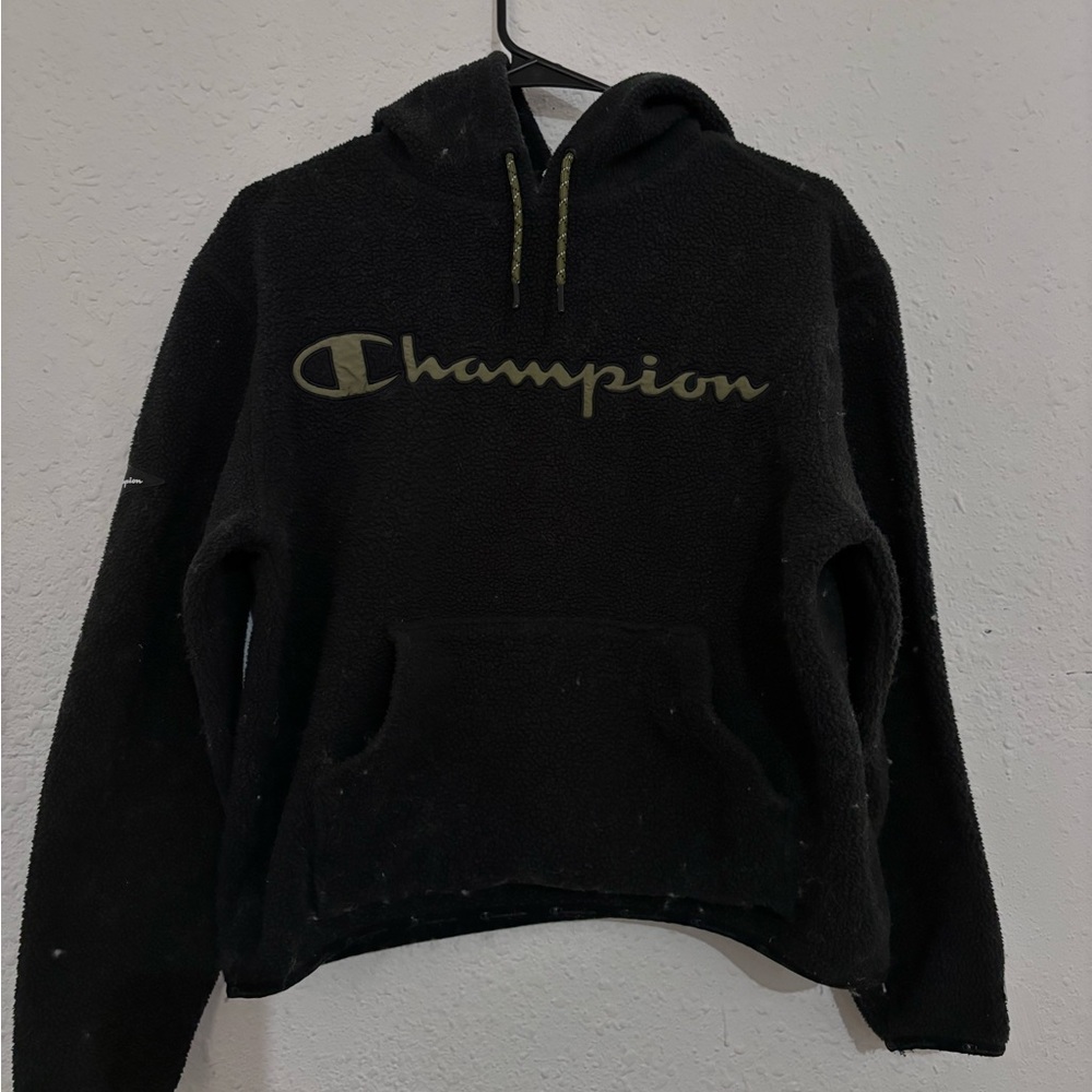 Champion Fleece Black Jacket